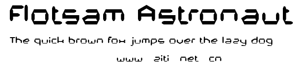 Flotsam Astronaut.ttf字體轉換器圖片