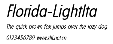 Florida-LightIta.ttf字體轉換器圖片