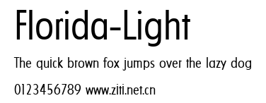 Florida-Light.ttf字體轉換器圖片