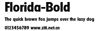Florida-Bold.ttf字體轉換器圖片