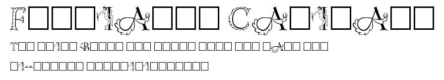Floriated Capitals.ttf字體轉換器圖片