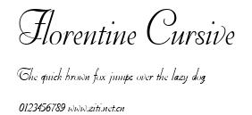 Florentine Cursive.ttf字體轉換器圖片