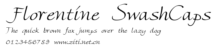 Florentine SwashCaps.ttf字體轉換器圖片