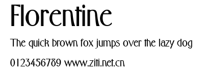 Florentine.ttf字體轉換器圖片