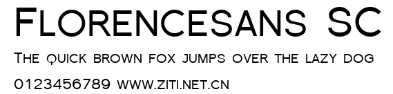 Florencesans SC.ttf字體轉換器圖片