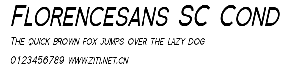 Florencesans SC Cond.ttf字體轉換器圖片