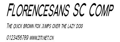 Florencesans SC Comp.ttf字體轉換器圖片