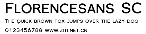 Florencesans SC.ttf字體轉換器圖片