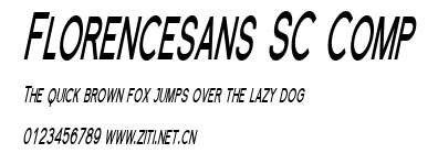 Florencesans SC Comp.ttf字體轉換器圖片
