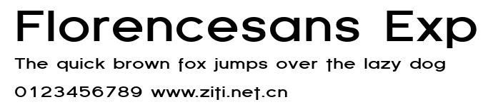 Florencesans Exp.ttf字體轉換器圖片