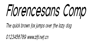 Florencesans Comp.ttf字體轉換器圖片