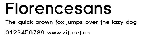 Florencesans.ttf字體轉換器圖片