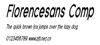 Florencesans Comp.ttf字體轉換器圖片