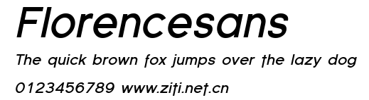 Florencesans.ttf字體轉換器圖片