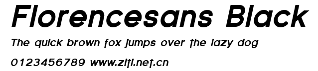 Florencesans Black.ttf字體轉換器圖片