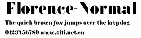 Florence-Normal.ttf字體轉換器圖片