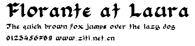 Florante at Laura.ttf字體轉換器圖片