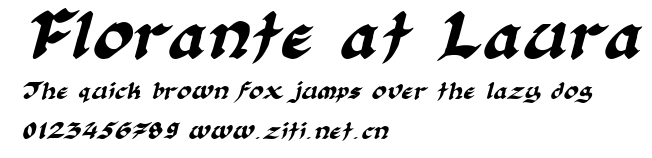 Florante at Laura.ttf字體轉換器圖片