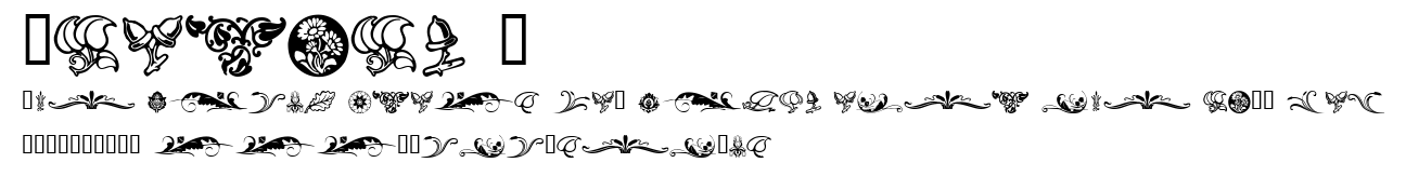 Florals 2.ttf字體轉換器圖片