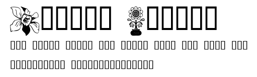 Floral Design.ttf字體轉換器圖片