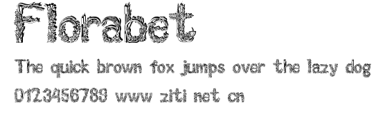 Florabet.ttf字體轉換器圖片