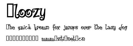Floozy.ttf字體轉換器圖片