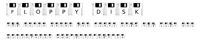 Floppy Disk.ttf字體轉換器圖片