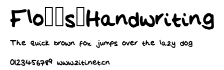 Flo__s_Handwriting.ttf字體轉換器圖片