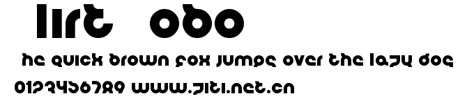Flirt Bobo.ttf字體轉換器圖片