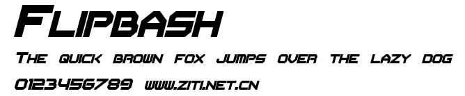 Flipbash.ttf字體轉換器圖片
