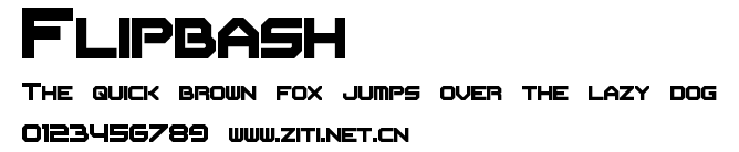 Flipbash.ttf字體轉換器圖片