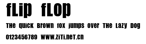 Flip Flop.ttf字體轉換器圖片