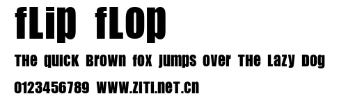 Flip Flop.ttf字體轉換器圖片