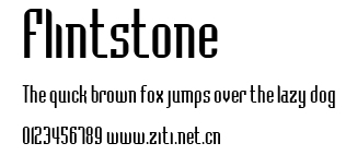 Flintstone.ttf字體轉換器圖片