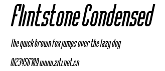 Flintstone Condensed.ttf字體轉換器圖片