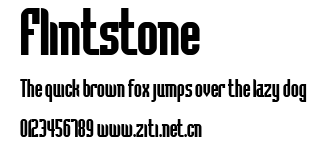 Flintstone.ttf字體轉換器圖片