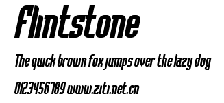 Flintstone.ttf字體轉換器圖片
