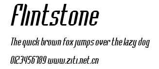 Flintstone.ttf字體轉換器圖片