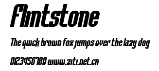 Flintstone.ttf字體轉換器圖片