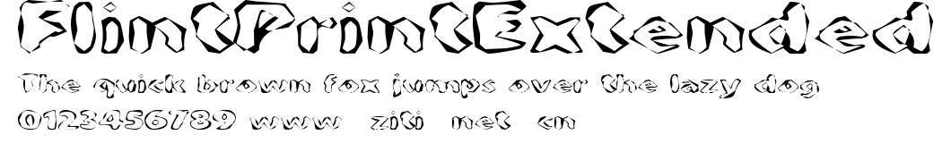 FlintPrintExtended.ttf字體轉換器圖片