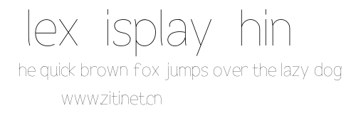 Flex Display Thin.otf