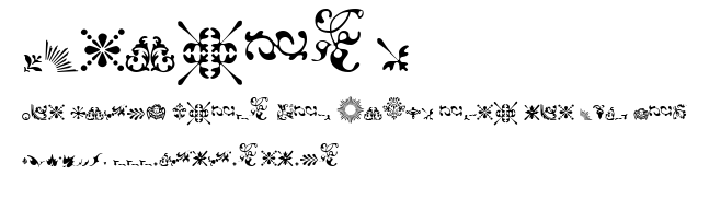 Fleurons.ttf字體轉換器圖片