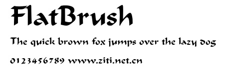 FlatBrush.ttf