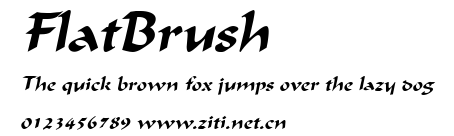 FlatBrush.ttf