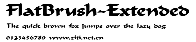 FlatBrush-Extended.ttf