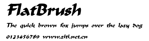 FlatBrush.ttf