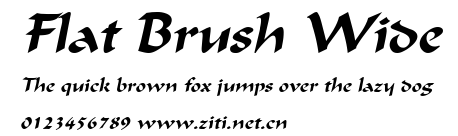 Flat Brush Wide.ttf