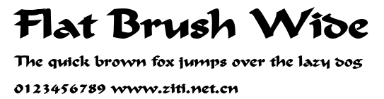 Flat Brush Wide.ttf