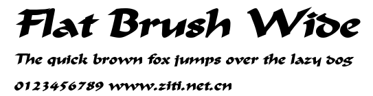 Flat Brush Wide.ttf