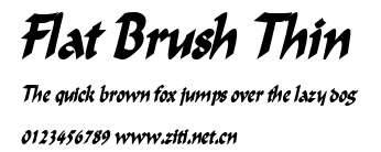 Flat Brush Thin.ttf